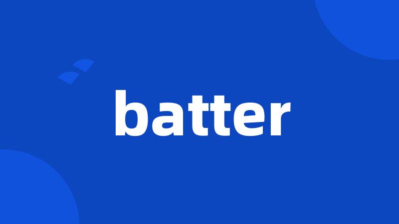 batter