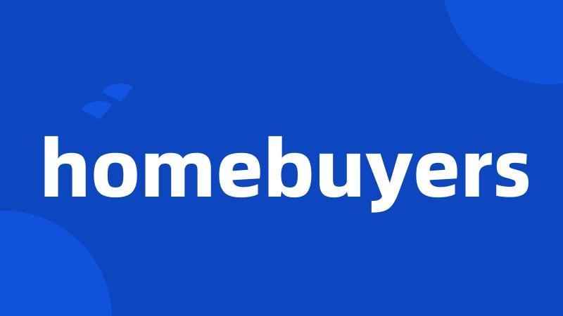 homebuyers