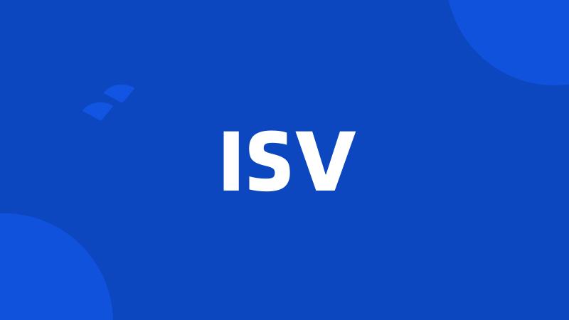 ISV