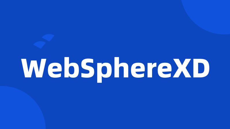 WebSphereXD