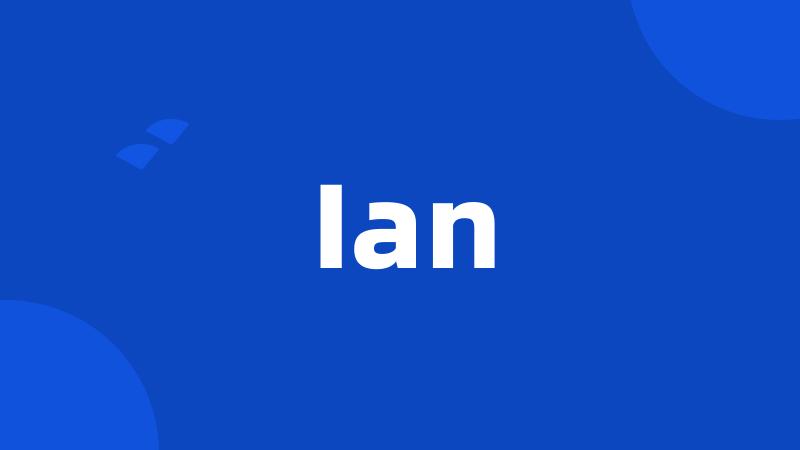 Ian