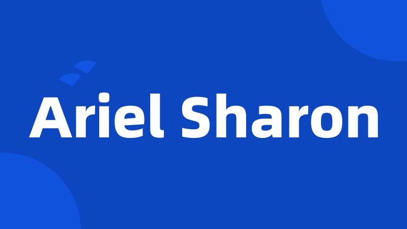 Ariel Sharon