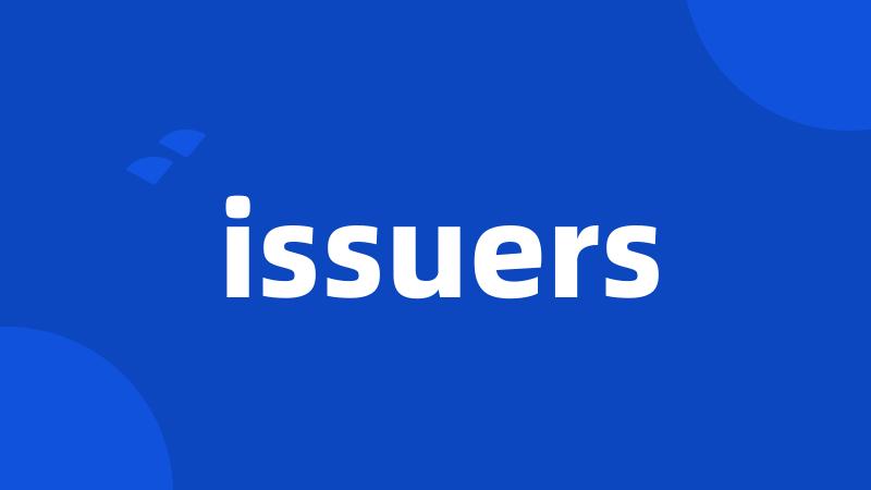 issuers