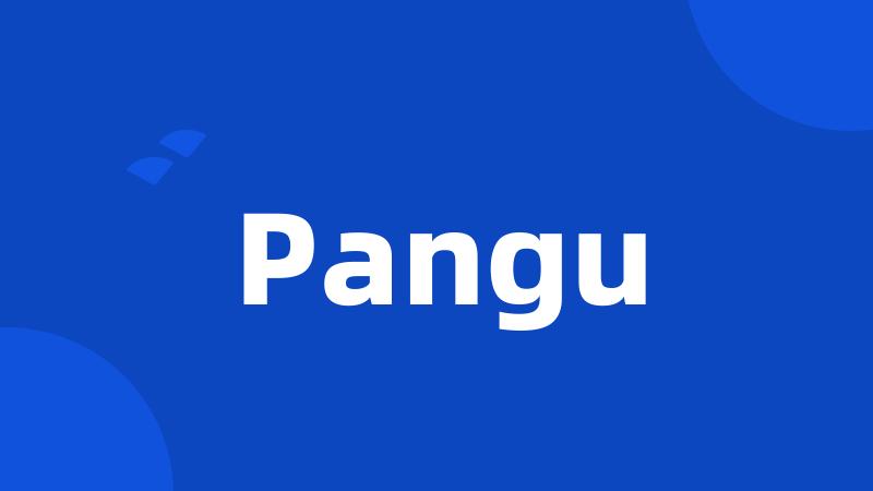 Pangu