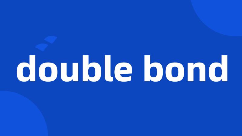 double bond