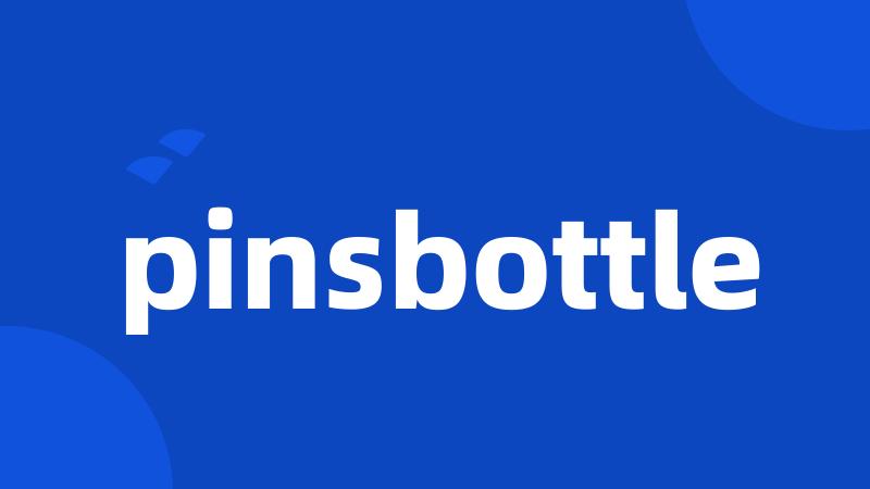 pinsbottle