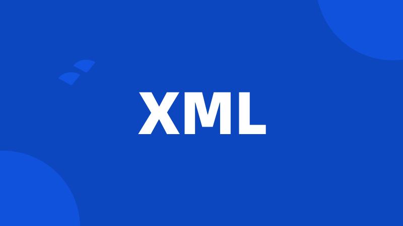 XML