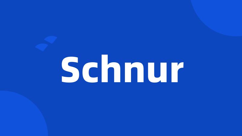 Schnur