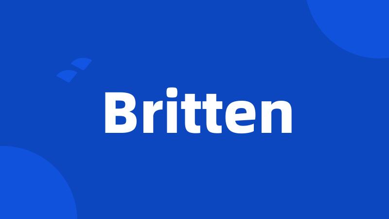 Britten