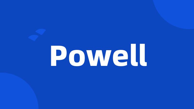 Powell