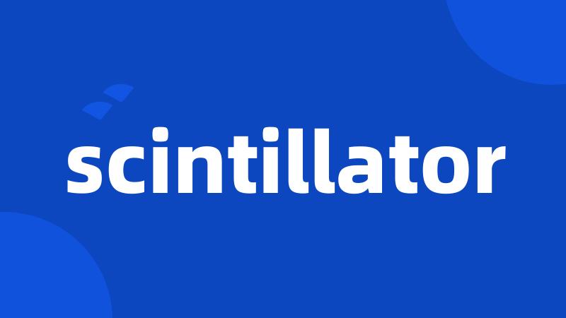 scintillator