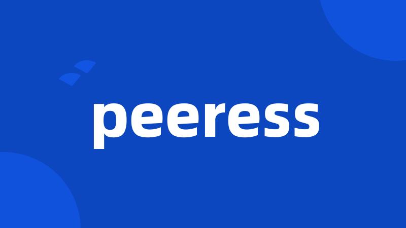 peeress