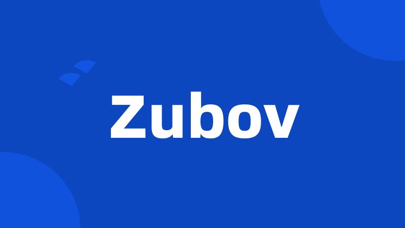 Zubov