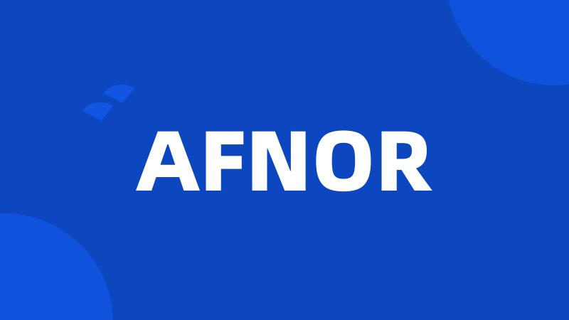 AFNOR