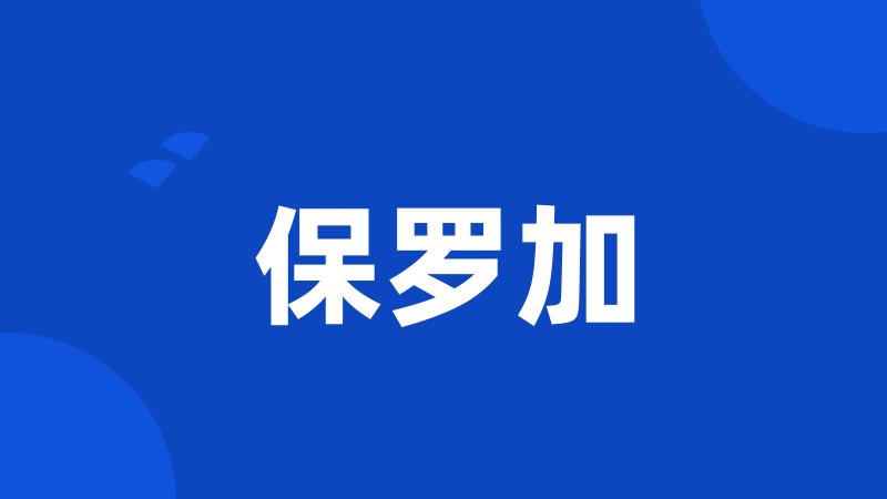 保罗加