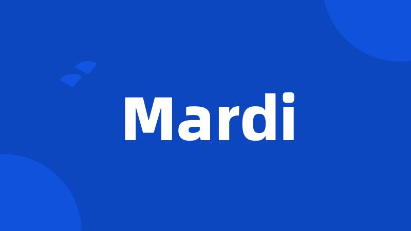 Mardi