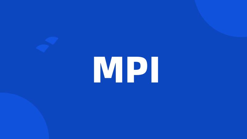 MPI