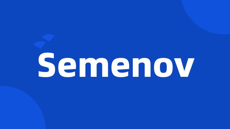 Semenov