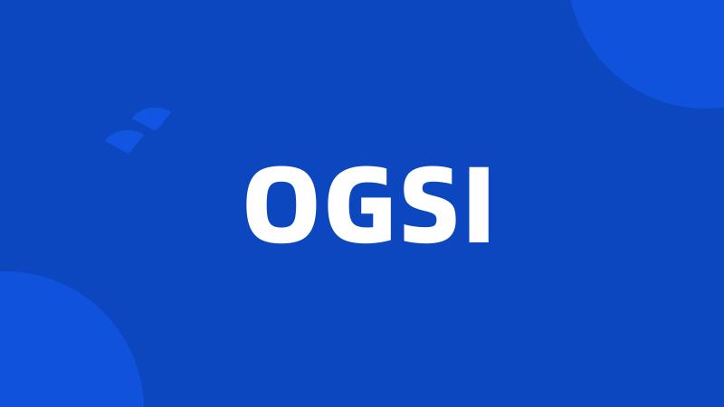 OGSI