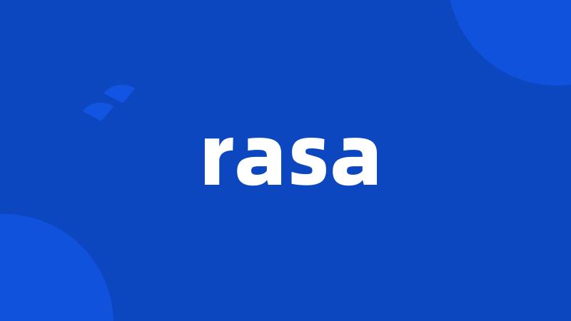 rasa