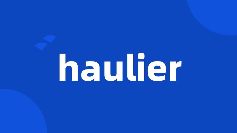 haulier