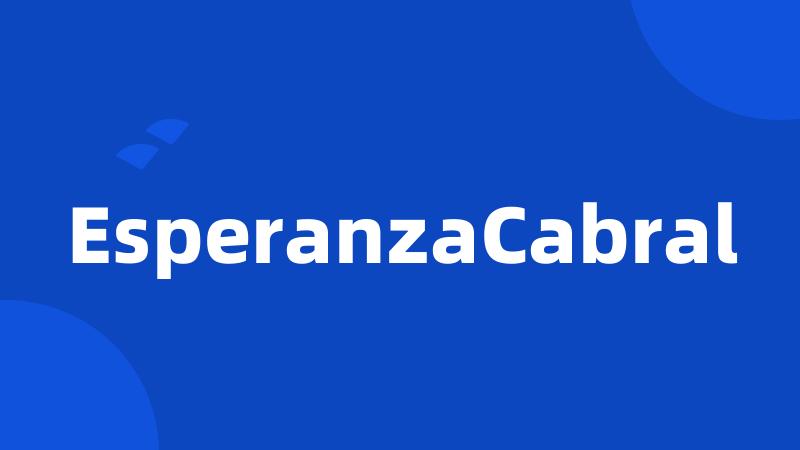 EsperanzaCabral