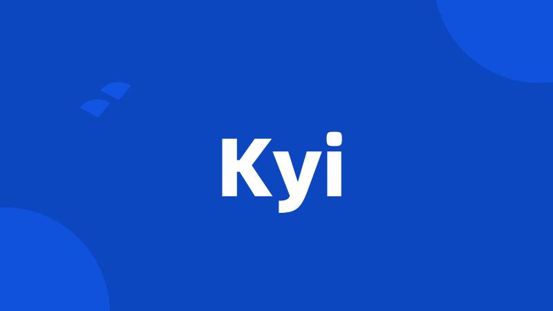 Kyi