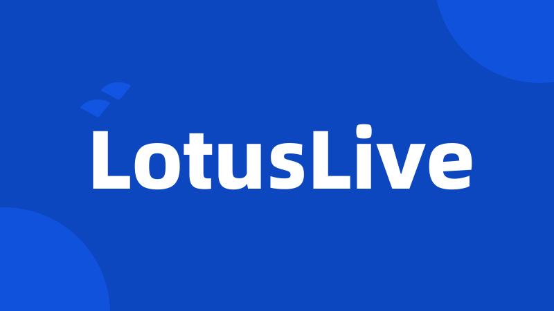 LotusLive