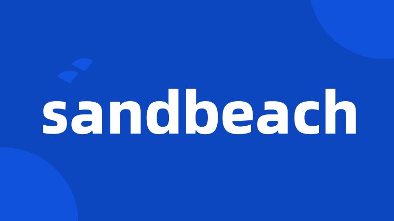 sandbeach