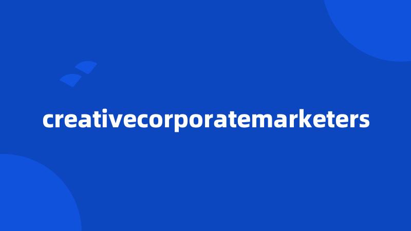 creativecorporatemarketers