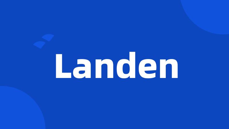 Landen