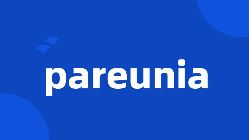 pareunia