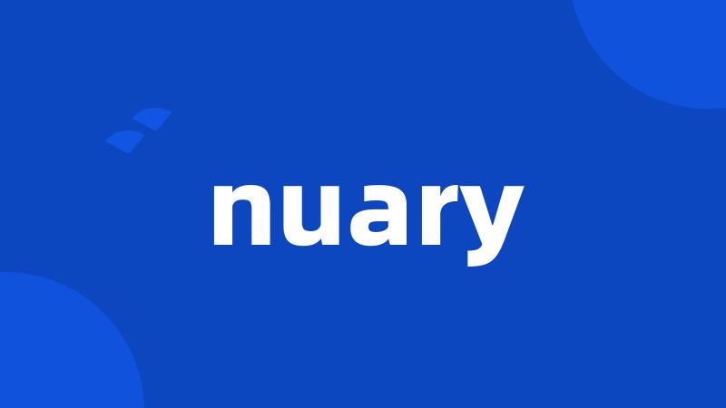 nuary