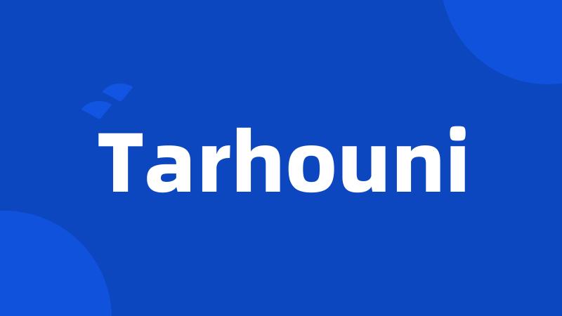 Tarhouni