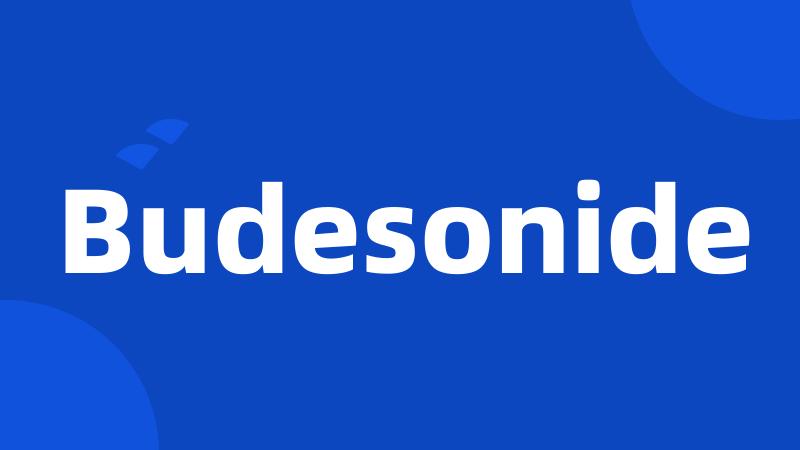 Budesonide