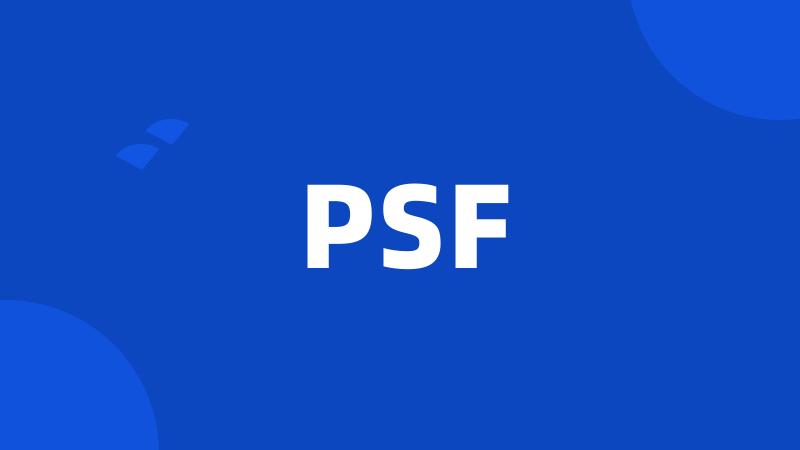 PSF