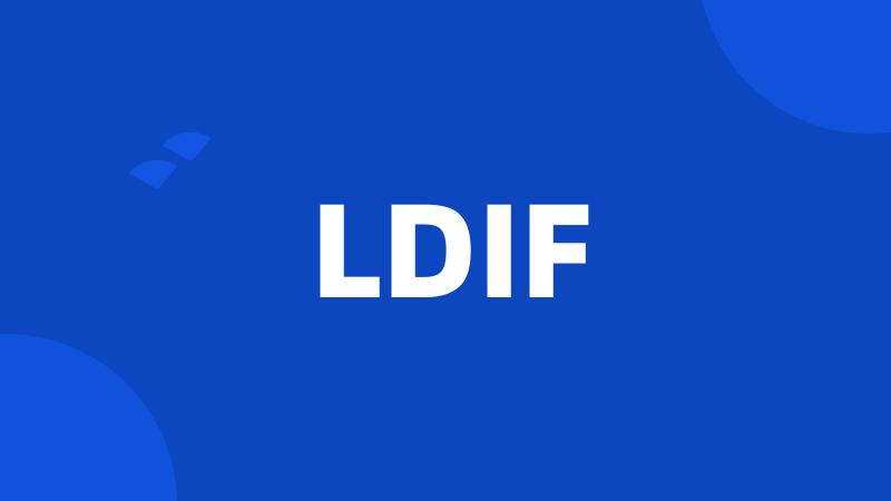 LDIF