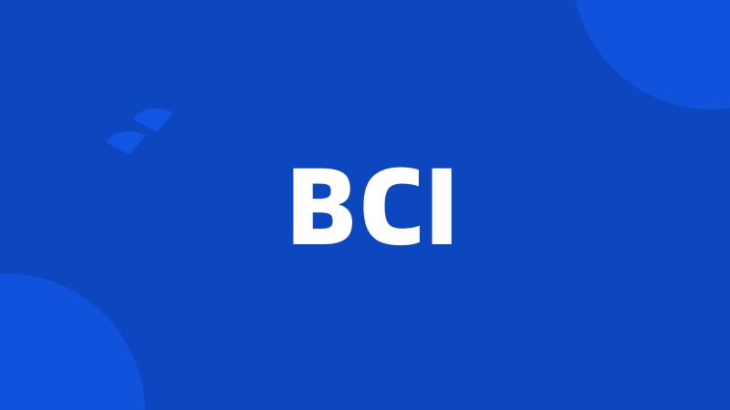 BCI