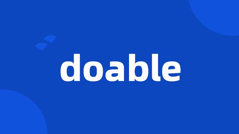 doable