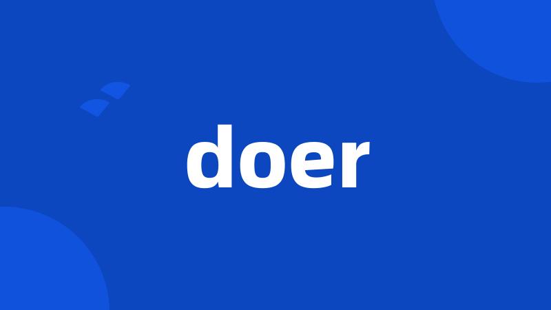 doer