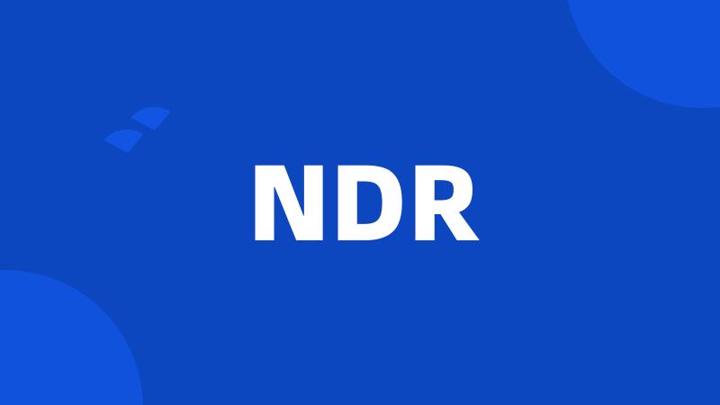 NDR