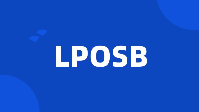 LPOSB