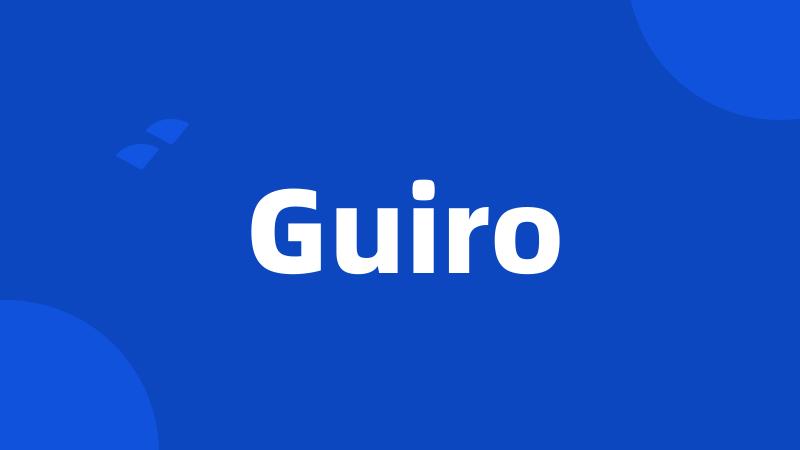 Guiro