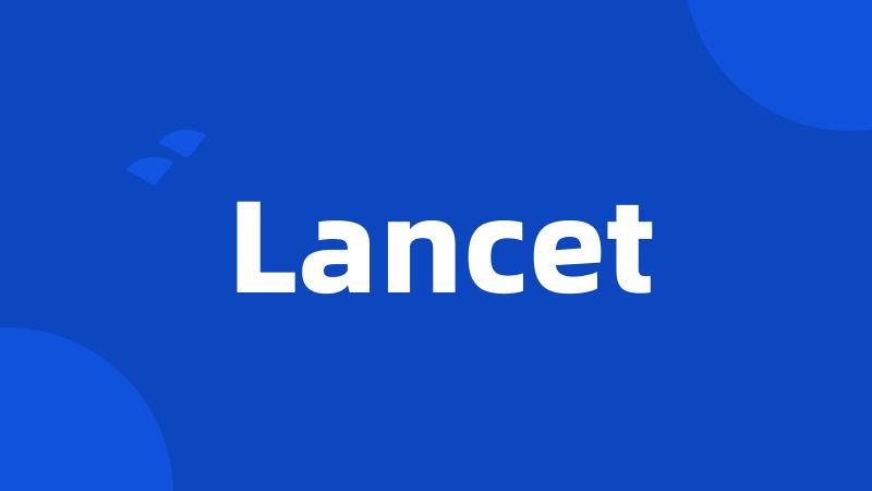 Lancet