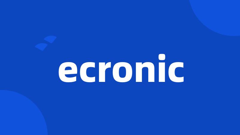 ecronic