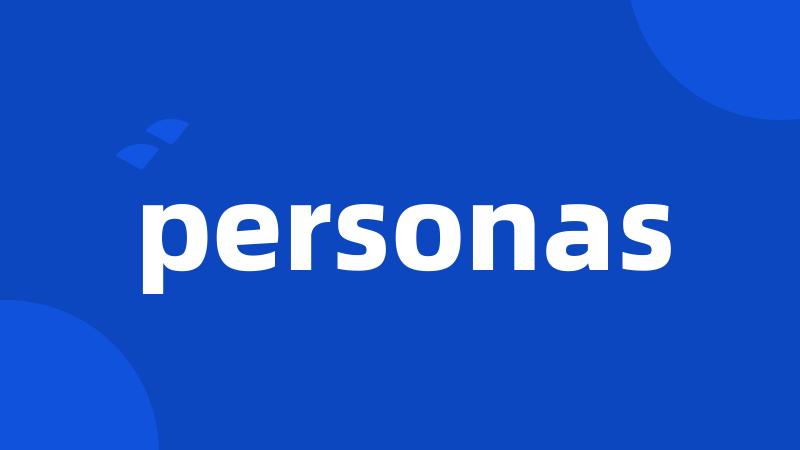 personas