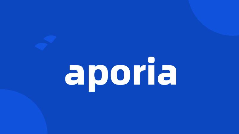 aporia