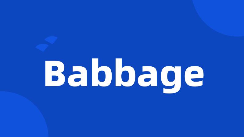 Babbage