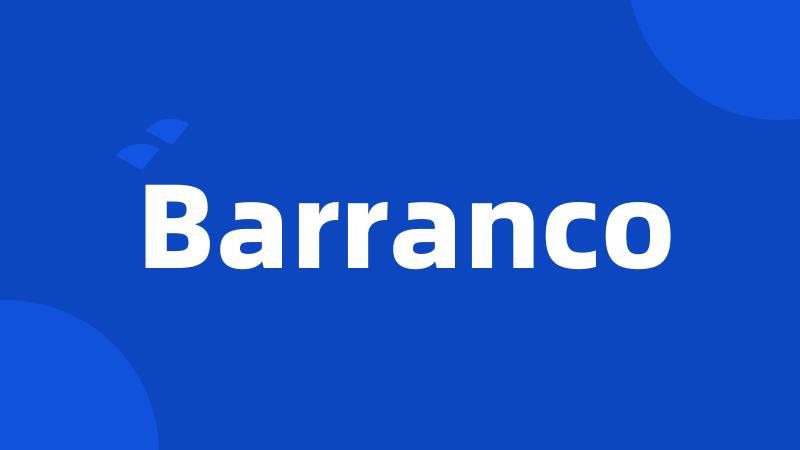 Barranco