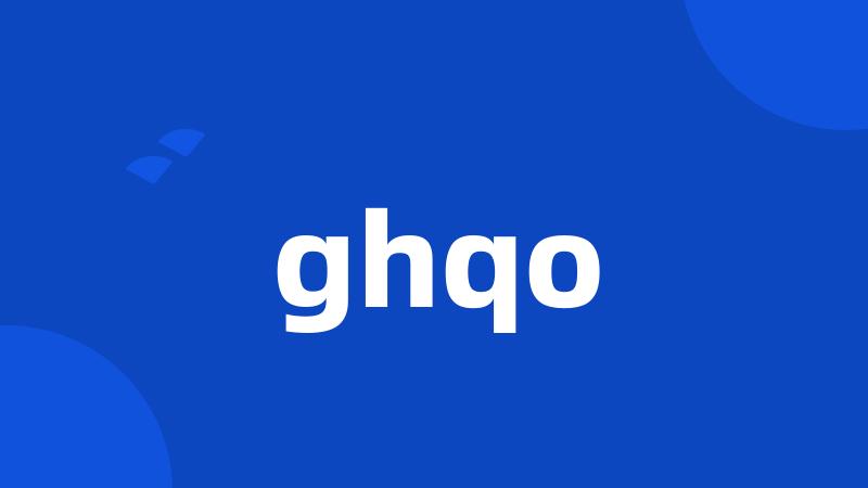 ghqo